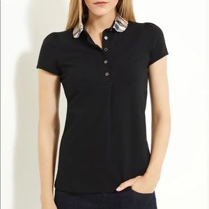 burberry polo shirt womens
